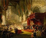 Nicolaas Pieneman The Inauguration of King William II in the Nieuwe Kerk, Amsterdam, 28 November 1840 Germany oil painting artist